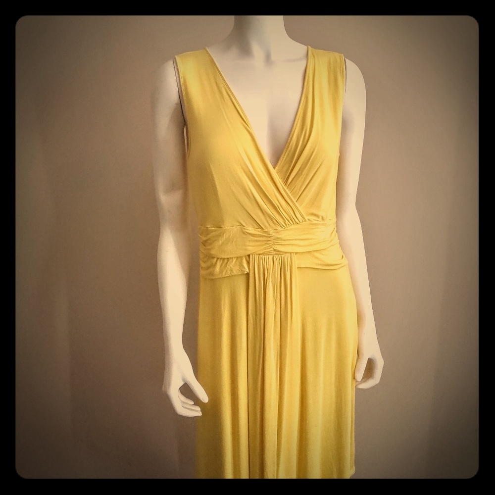 Boston Proper Yellow Dress